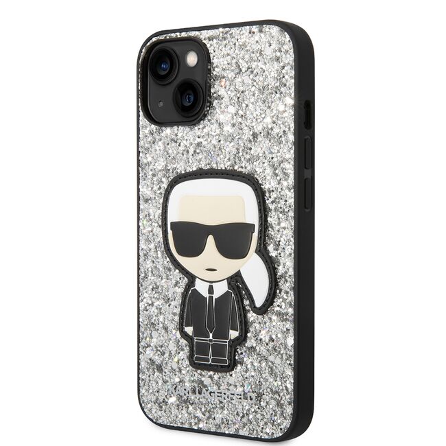 Husa premium pentru  iPhone 15 Karl Lagerfeld superior quality - Alb