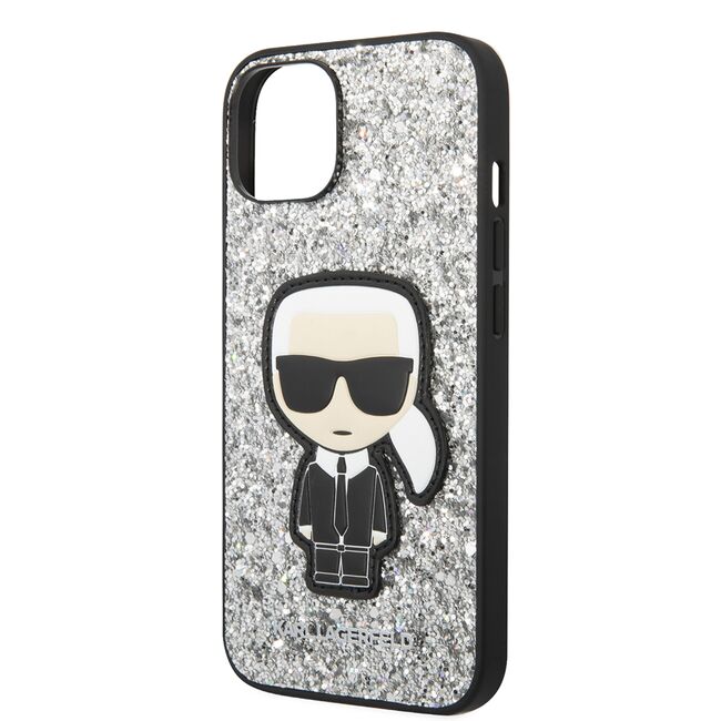 Husa premium pentru  iPhone 15 Karl Lagerfeld superior quality - Alb
