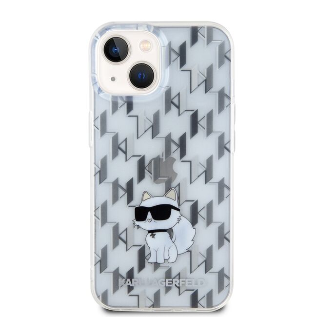 Husa premium pentru  iPhone 15 Karl Lagerfeld superior quality - Albastru