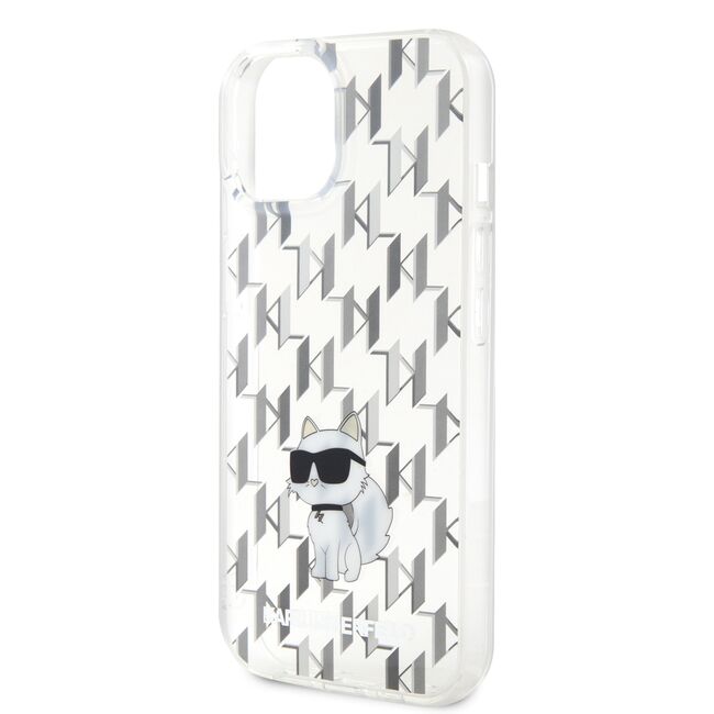 Husa premium pentru  iPhone 15 Karl Lagerfeld superior quality - Albastru