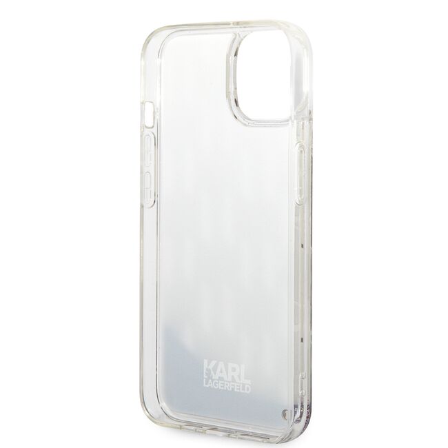 Husa premium pentru  iPhone 15 Karl Lagerfeld superior quality - Bej