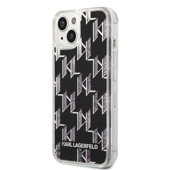 Husa premium pentru  iPhone 15 Karl Lagerfeld superior quality - Gri inchis