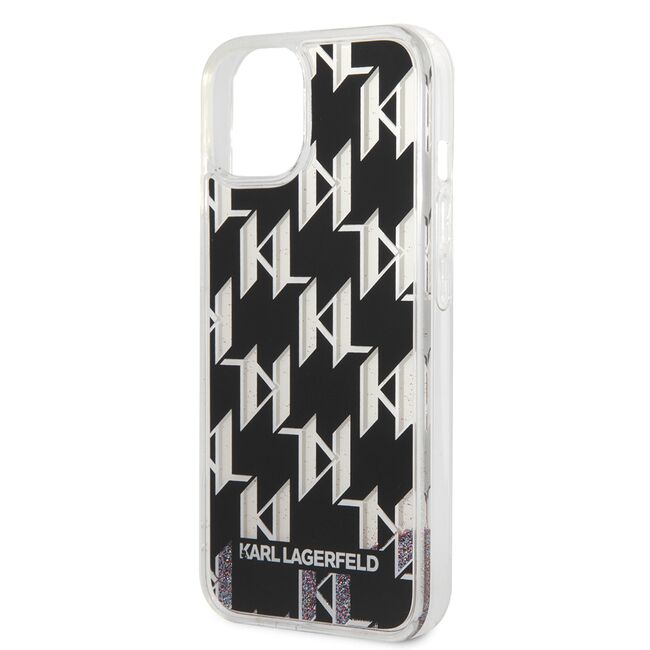 Husa premium pentru  iPhone 15 Karl Lagerfeld superior quality - Gri inchis
