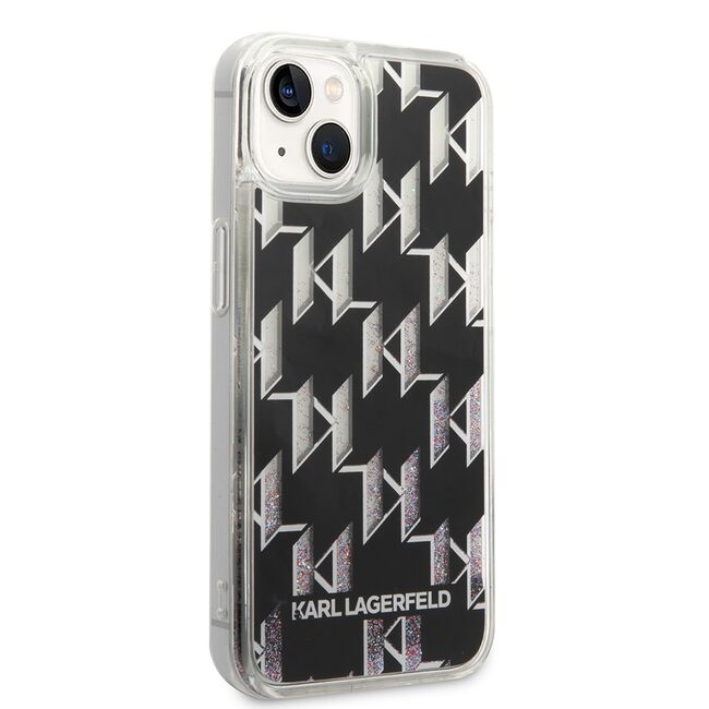 Husa premium pentru  iPhone 15 Karl Lagerfeld superior quality - Gri inchis