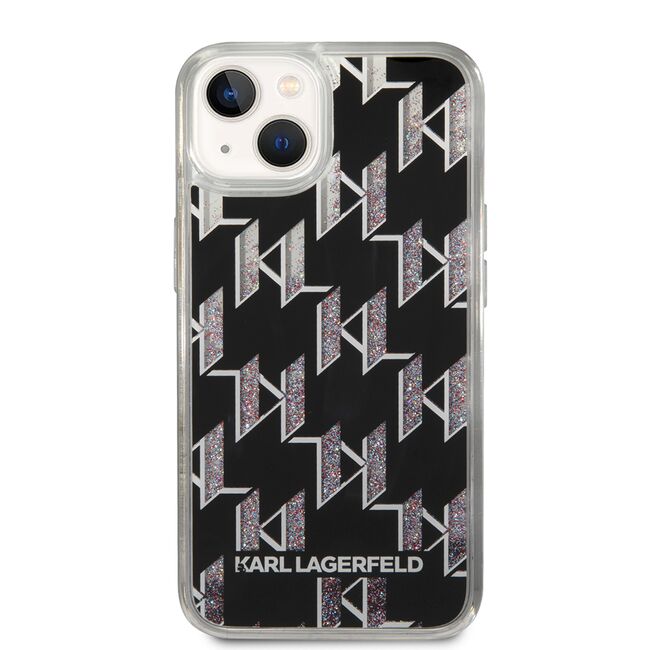 Husa premium pentru  iPhone 15 Karl Lagerfeld superior quality - Gri inchis