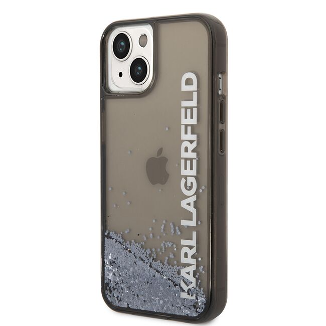 Husa premium pentru  iPhone 15 Karl Lagerfeld superior quality - Maro