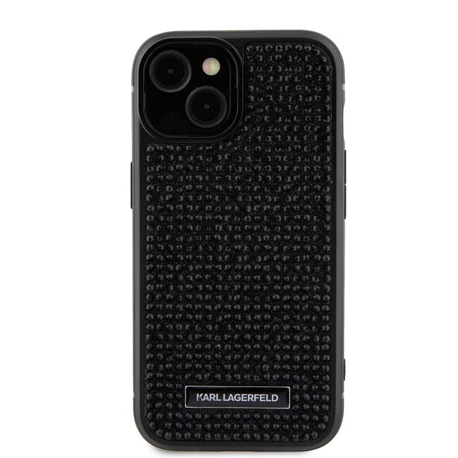 Husa premium pentru  iPhone 15 Karl Lagerfeld superior quality - Negru darth vader