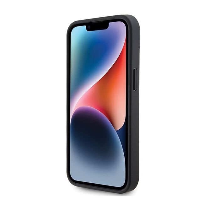 Husa premium pentru  iPhone 15 Karl Lagerfeld superior quality - Negru denim