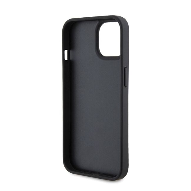 Husa premium pentru  iPhone 15 Karl Lagerfeld superior quality - Negru denim