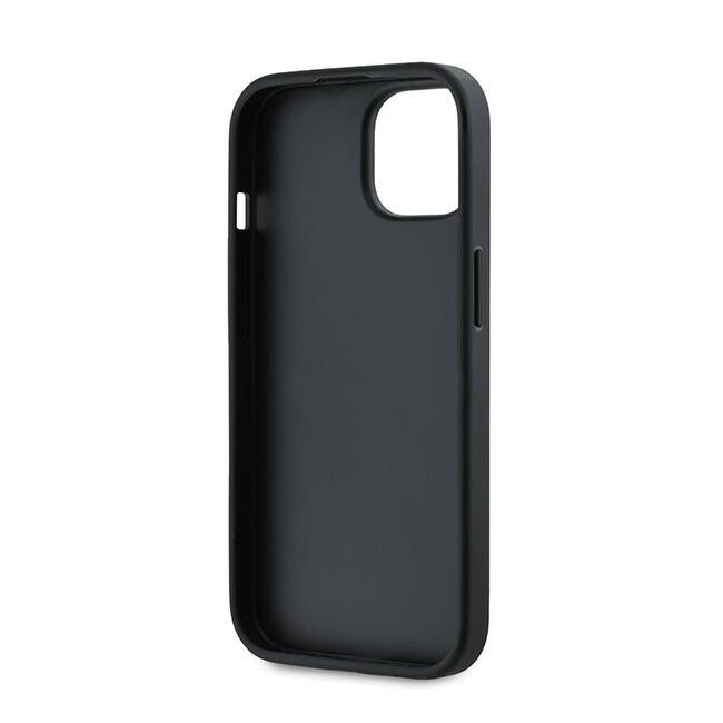 Husa premium pentru  iPhone 15 Karl Lagerfeld superior quality - Negru havana