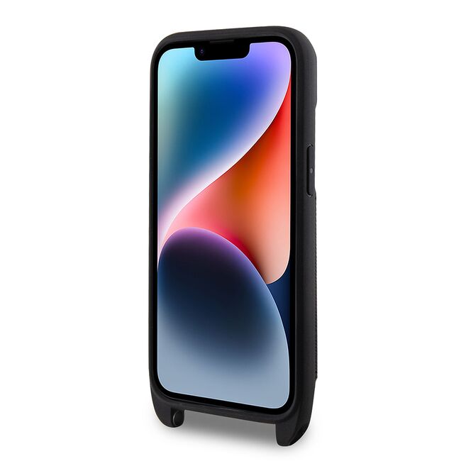 Husa premium pentru  iPhone 15 Karl Lagerfeld superior quality - Negru intens