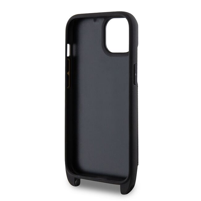 Husa premium pentru  iPhone 15 Karl Lagerfeld superior quality - Negru intens