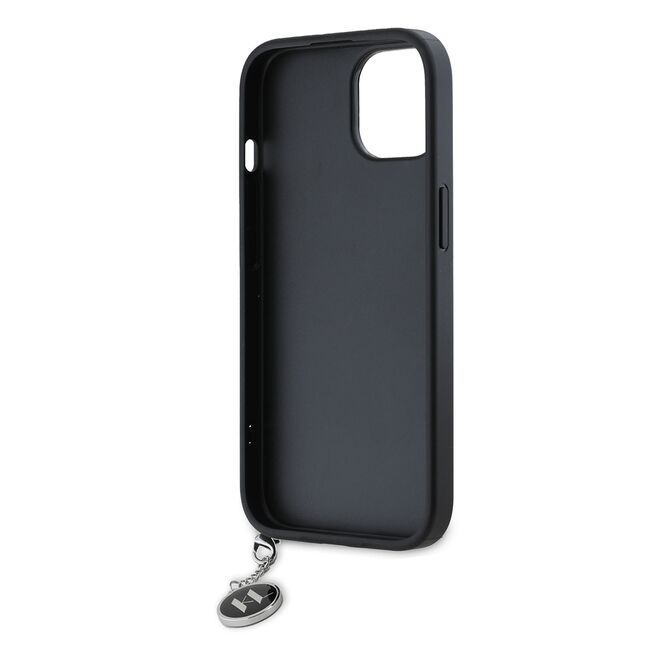 Husa premium pentru  iPhone 15 Karl Lagerfeld superior quality - Negru print