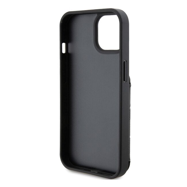 Husa premium pentru  iPhone 15 Karl Lagerfeld superior quality - Negru print