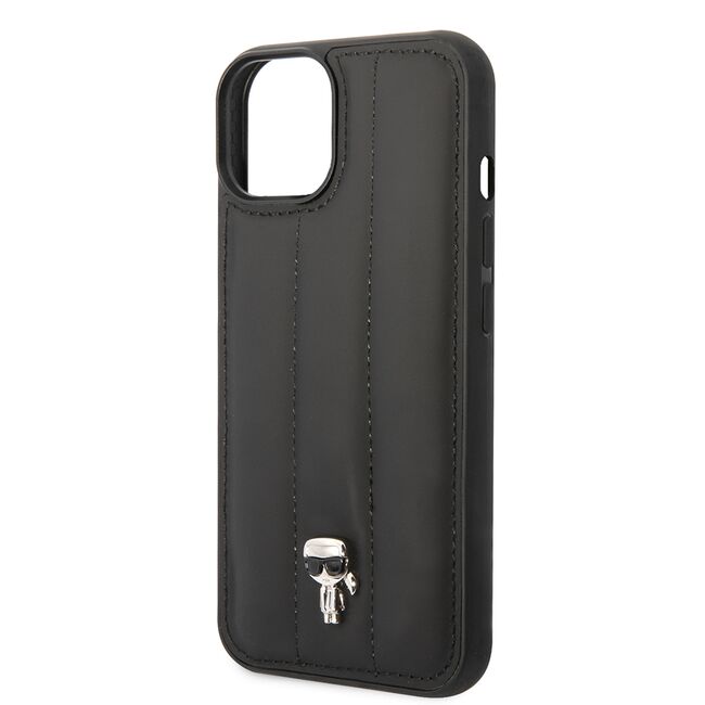Husa premium pentru  iPhone 15 Karl Lagerfeld superior quality - Negru