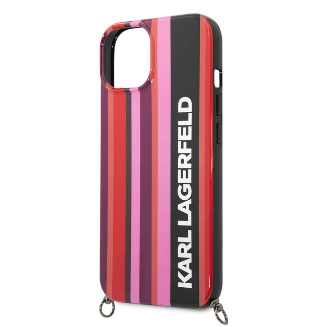 Husa premium pentru  iPhone 15 Karl Lagerfeld superior quality - Rosu