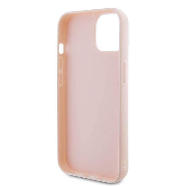 Husa premium pentru  iPhone 15 Karl Lagerfeld superior quality - Roz neon