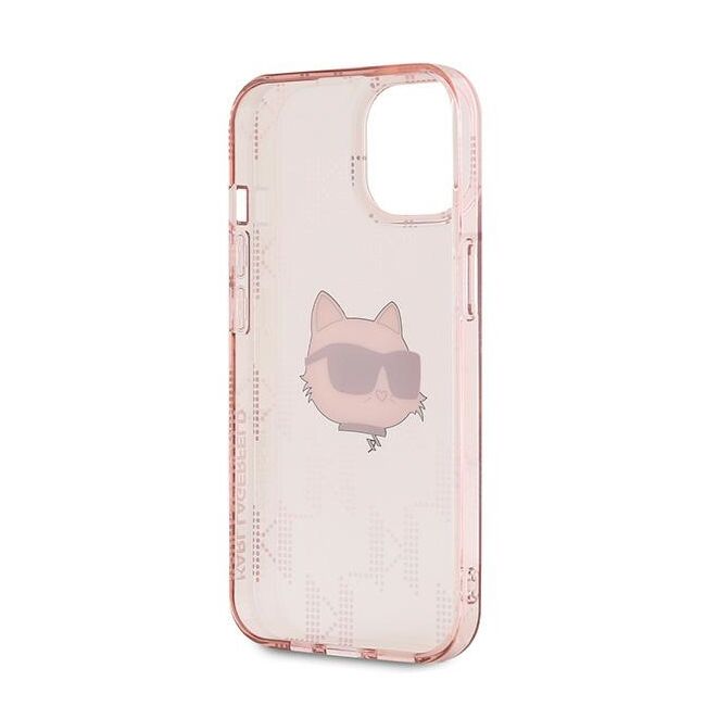 Husa premium pentru  iPhone 15 Karl Lagerfeld superior quality - Roz