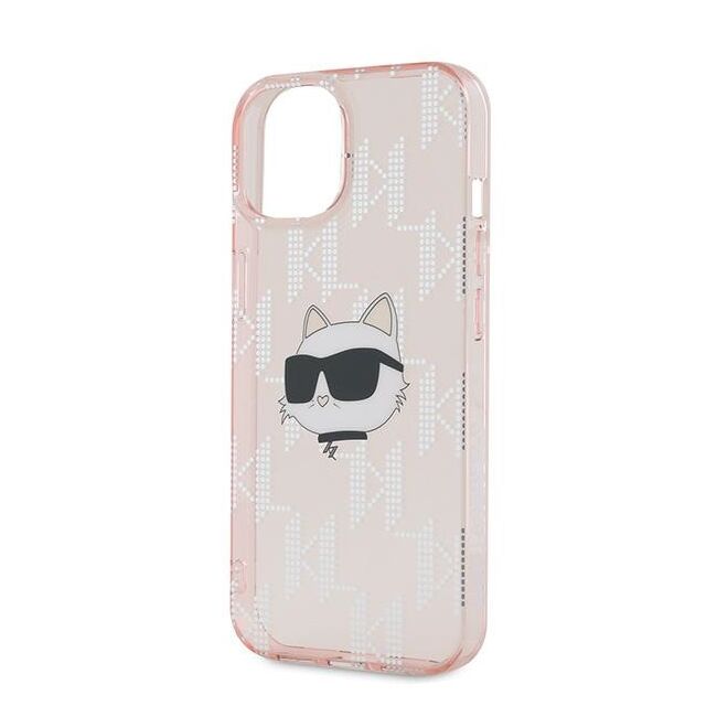 Husa premium pentru  iPhone 15 Karl Lagerfeld superior quality - Roz