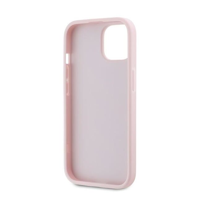 Husa premium pentru  iPhone 15 Karl Lagerfeld superior quality - Roz
