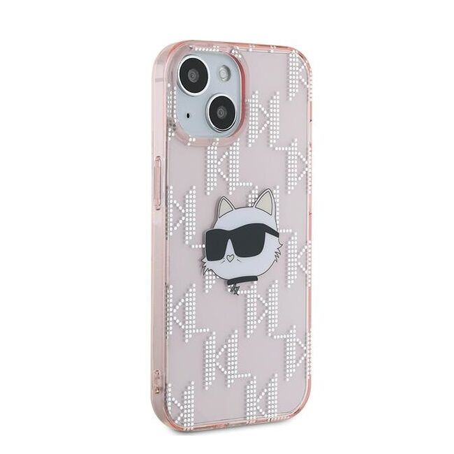 Husa premium pentru  iPhone 15 Karl Lagerfeld superior quality - Roz