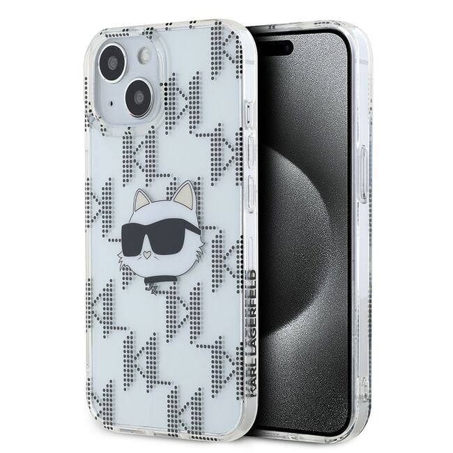 Husa premium pentru  iPhone 15 Karl Lagerfeld superior quality - Transparent