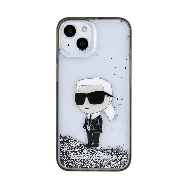 Husa premium pentru  iPhone 15 Karl Lagerfeld superior quality - Transparent