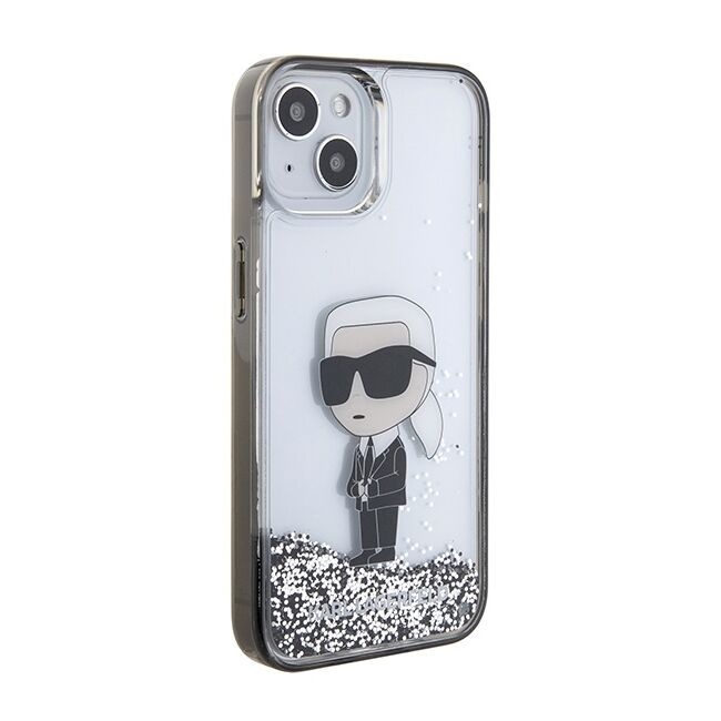Husa premium pentru  iPhone 15 Karl Lagerfeld superior quality - Transparent