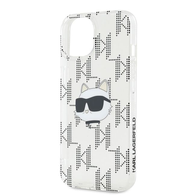 Husa premium pentru  iPhone 15 Karl Lagerfeld superior quality - Transparent