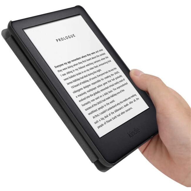 Husa pentru Kindle Paperwhite 2024 (12th gen) 7 inch / Kindle Colorsoft Signature Edition 7 inch slim ultra-light, functie sleep/wake-up, inchidere magnetica - girl bookstore
