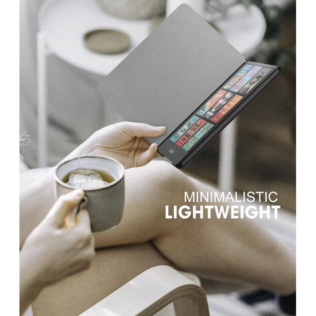 Husa pentru Kindle Paperwhite 2024 (12th gen) 7 inch / Kindle Colorsoft Signature Edition 7 inch slim ultra-light, functie sleep/wake-up, inchidere magnetica - starry night