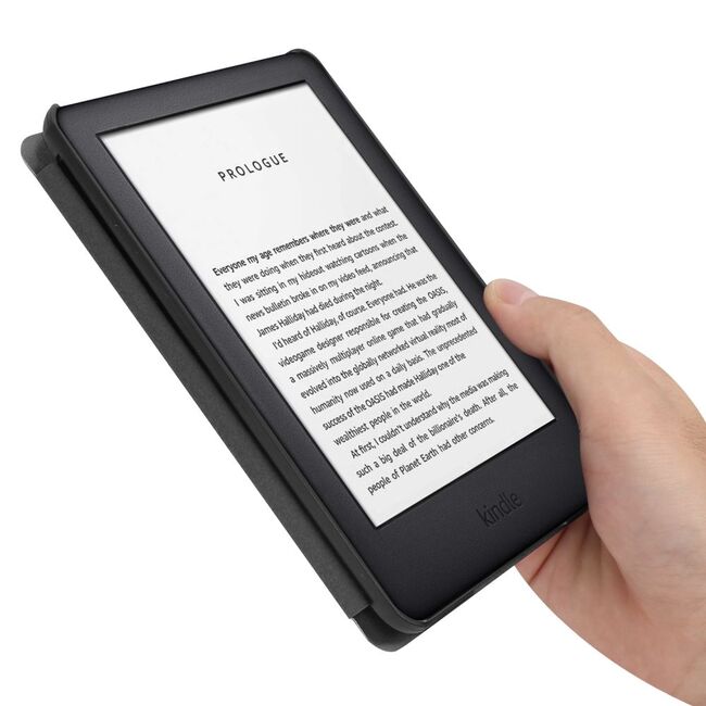 Husa pentru Kindle Paperwhite 2024 (12th gen) 7 inch / Kindle Colorsoft Signature Edition 7 inch slim ultra-light, functie sleep/wake-up, inchidere magnetica - arctic fox