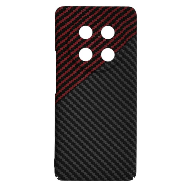 Husa pentru  Honor Magic 7 Lite CarbonFiber UltraSlim, Lightweight, Rosu inchis