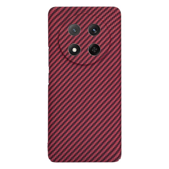 Husa pentru  Honor Magic 7 Lite CarbonFiber UltraSlim, Lightweight, Rosu