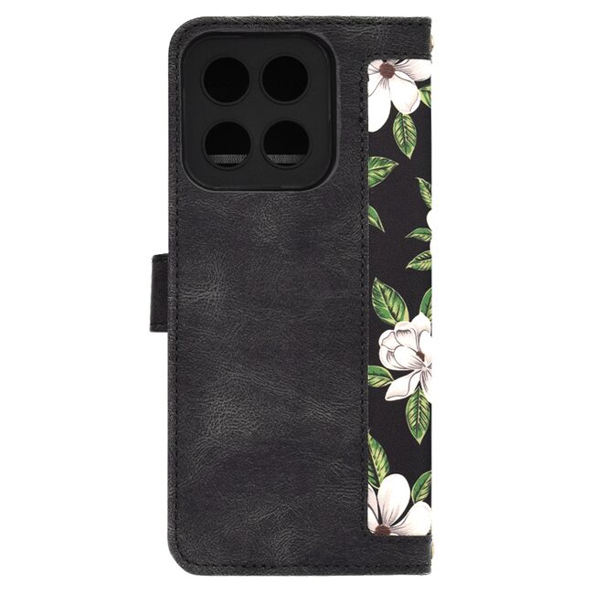 Husa tip carte pentru  Honor X5B, functie stand si port carduri, Negru