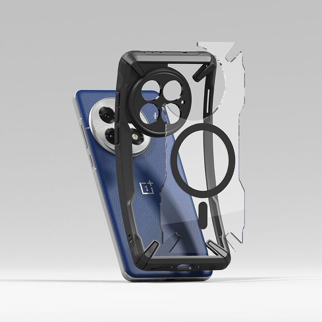 Husa pentru  OnePlus 13 compatibila MagSafe X-Concept Hybrid Layer, Clear