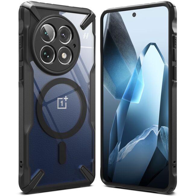Husa pentru  OnePlus 13 compatibila MagSafe X-Concept Hybrid Layer, Clear