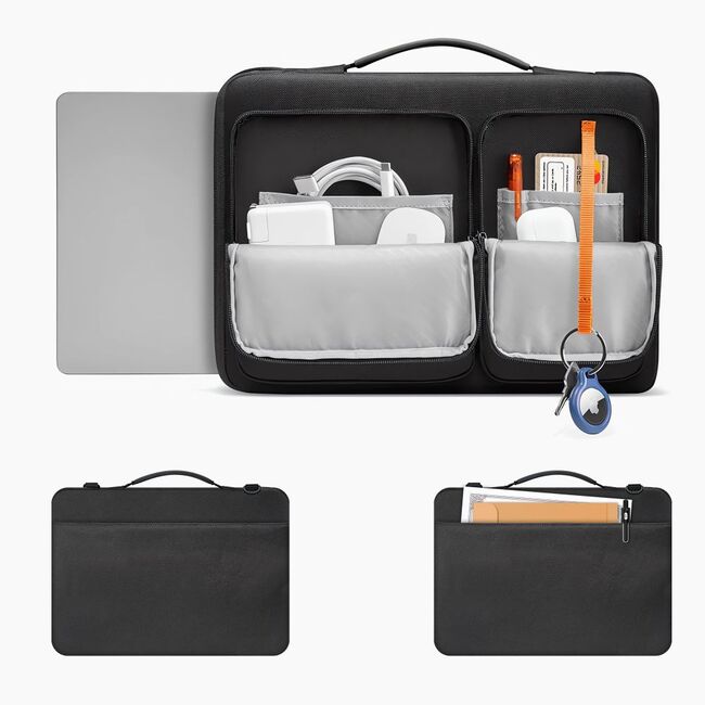Geanta pentru laptop universala Defender Bag 15-16 inch, compatibila MacBook, Microsoft, Dell, HP, Lenovo, negru