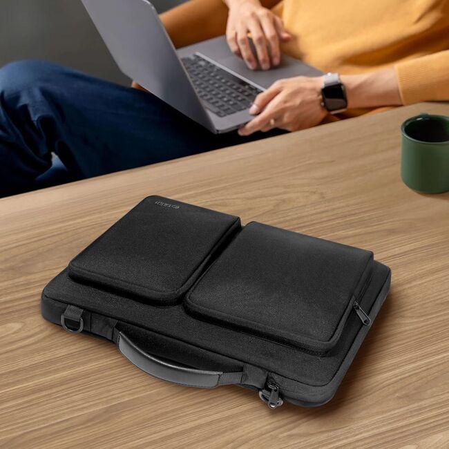 Geanta pentru laptop universala Defender Bag 15-16 inch, compatibila MacBook, Microsoft, Dell, HP, Lenovo, negru