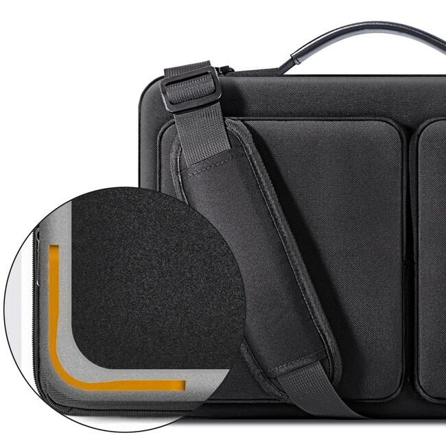 Geanta pentru laptop universala Defender Bag 15-16 inch, compatibila MacBook, Microsoft, Dell, HP, Lenovo, negru