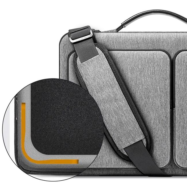 Geanta pentru laptop universala Defender Bag 15-16 inch, compatibila MacBook, Microsoft, Dell, HP, Lenovo, crayon grey
