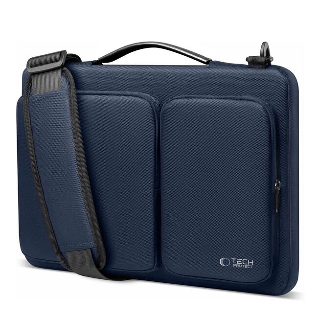 Geanta pentru laptop universala Defender Bag 15-16 inch, compatibila MacBook, Microsoft, Dell, HP, Lenovo, navy blue