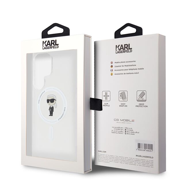 Husa premium pentru  Samsung Galaxy S23 Ultra 5G Karl Lagerfeld superior quality - Clear