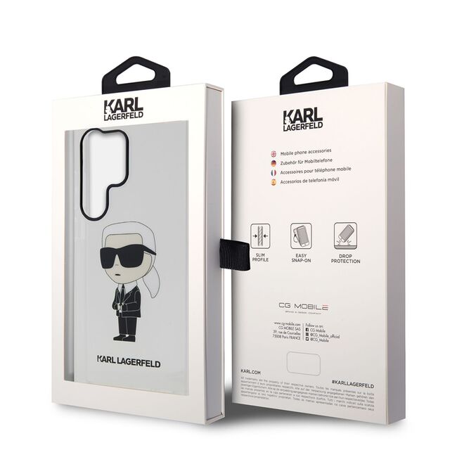 Husa premium pentru  Samsung Galaxy S23 Ultra 5G Karl Lagerfeld superior quality - Ice