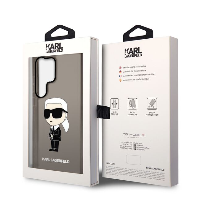 Husa premium pentru  Samsung Galaxy S23 Ultra 5G Karl Lagerfeld superior quality - Maro