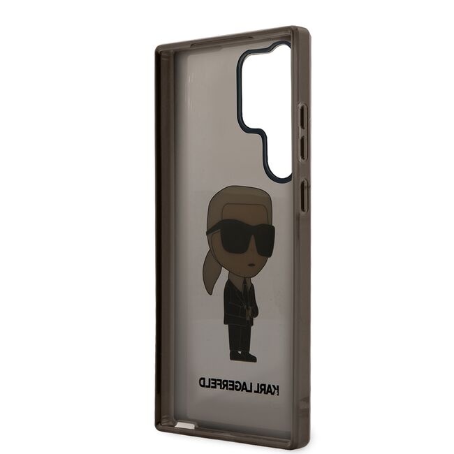 Husa premium pentru  Samsung Galaxy S23 Ultra 5G Karl Lagerfeld superior quality - Maro
