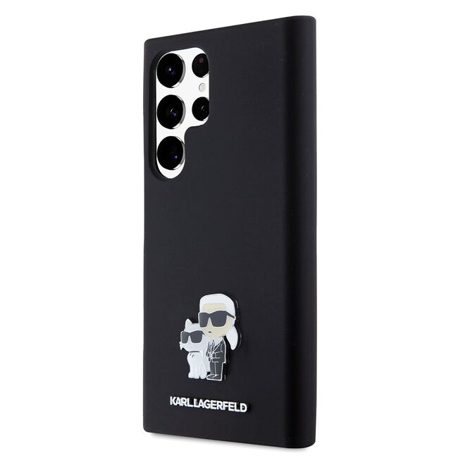Husa premium pentru  Samsung Galaxy S23 Ultra 5G Karl Lagerfeld superior quality - Negru denim