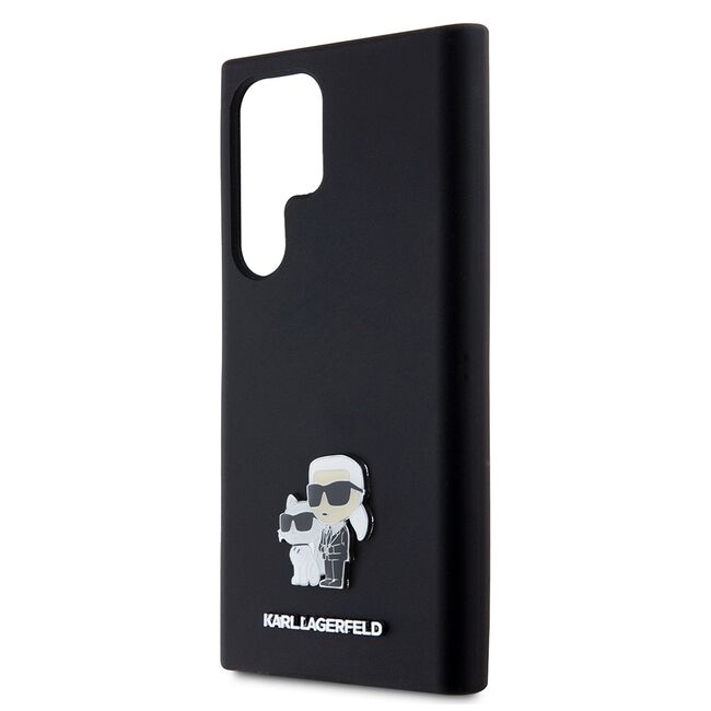 Husa premium pentru  Samsung Galaxy S23 Ultra 5G Karl Lagerfeld superior quality - Negru denim
