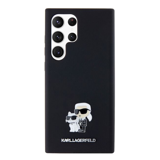 Husa premium pentru  Samsung Galaxy S23 Ultra 5G Karl Lagerfeld superior quality - Negru denim