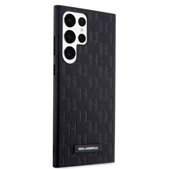Husa premium pentru  Samsung Galaxy S23 Ultra 5G Karl Lagerfeld superior quality - Negru electric